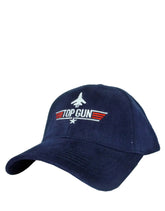 Top Gun Hat, Top Gun Logo Cap, Navy Blue